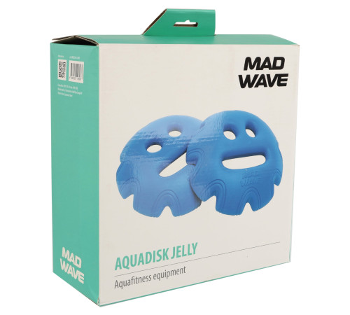 Аквадиски для аквааеробіки та аквафітнесу Aquadisk MadWave Aquadisk jelly 2шт синій