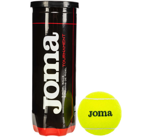 М'ячі для падел тенісу Joma PADEL TOURNAMENT 3шт салатовий
