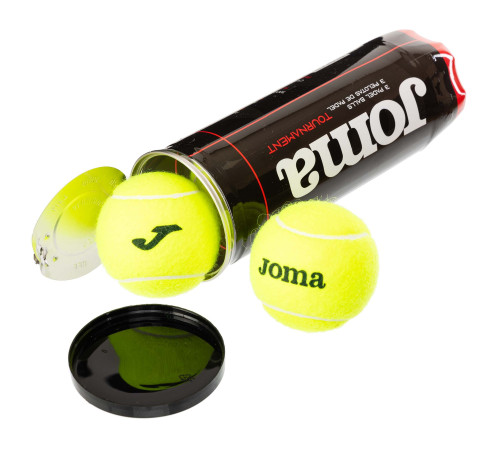 М'ячі для падел тенісу Joma PADEL TOURNAMENT 3шт салатовий