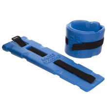 Акваманжети м'які обтяження для аквафітнесу та аквааеробіки MadWave AQUA FITNESS CUFFS 2шт синій