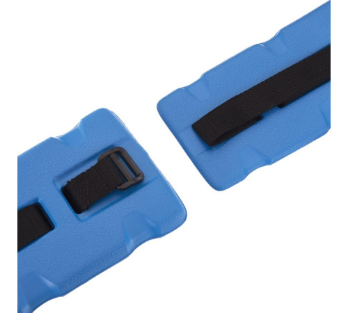 Акваманжеты мягкие отягощения для аквафитнеса и аквааэробики MadWave AQUA FITNESS CUFFS 2шт синий