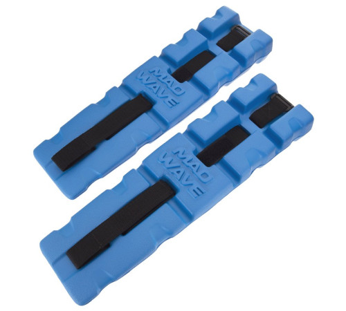 Акваманжеты мягкие отягощения для аквафитнеса и аквааэробики MadWave AQUA FITNESS CUFFS 2шт синий