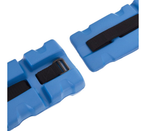 Акваманжеты мягкие отягощения для аквафитнеса и аквааэробики MadWave AQUA FITNESS CUFFS 2шт синий