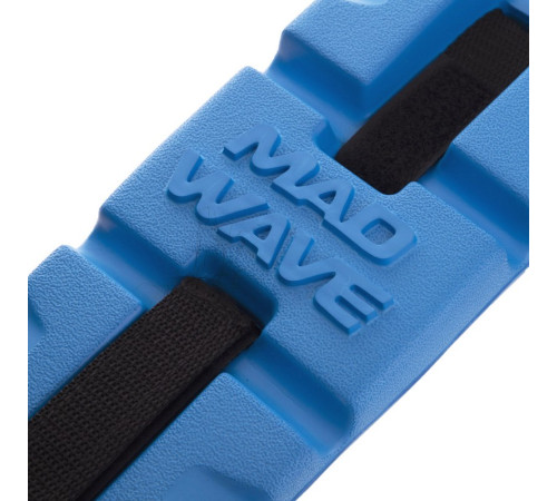 Акваманжеты мягкие отягощения для аквафитнеса и аквааэробики MadWave AQUA FITNESS CUFFS 2шт синий