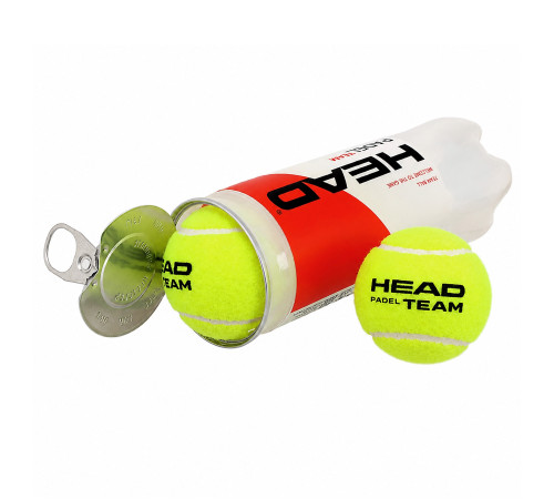 М'яч для падел-тенісу HEAD Padel Team 3шт салатовий