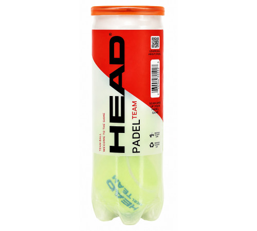 М'яч для падел-тенісу HEAD Padel Team 3шт салатовий