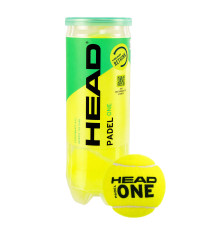 М'яч для падел-тенісу HEAD Padel One 3шт салатовий
