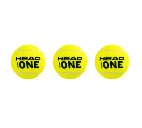 М'яч для падел-тенісу HEAD Padel One 3шт салатовий