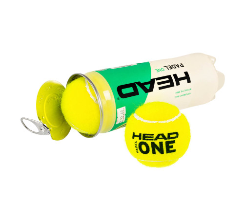 М'яч для падел-тенісу HEAD Padel One 3шт салатовий