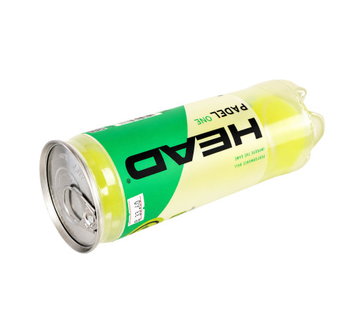 М'яч для падел-тенісу HEAD Padel One 3шт салатовий