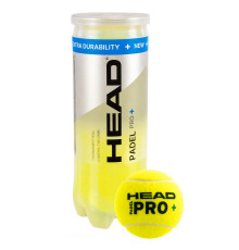 М'яч для падел-тенісу HEAD Padel Pro+ 3шт салатовий