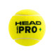 М'яч для падел-тенісу HEAD Padel Pro+ 3шт салатовий