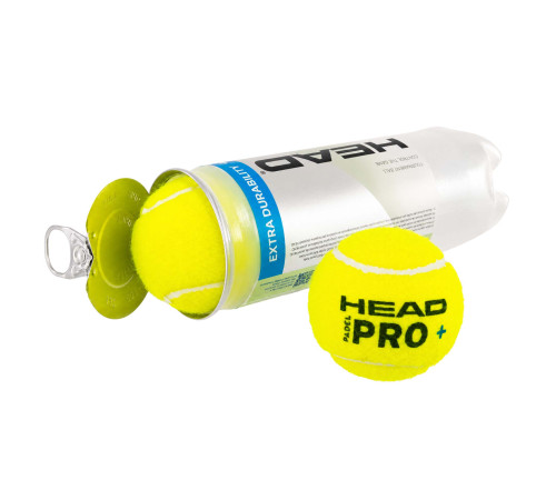 М'яч для падел-тенісу HEAD Padel Pro+ 3шт салатовий