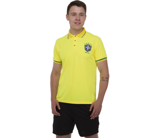 Футболка поло BRASIL SP-Sport S-2XL жовтий-зелений