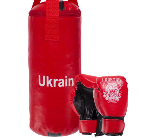 Набір боксерський дитячий груші і рукавички LEV UKRAINE кольори в асортименті
