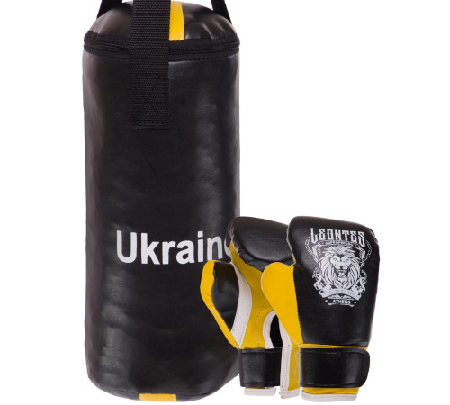 Набір боксерський дитячий груші і рукавички LEV UKRAINE кольори в асортименті