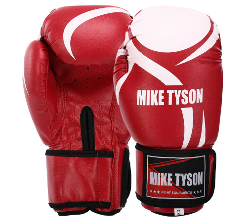 Рукавиці боксерські на липучці PVC MIKE TYSON 10-14унцій кольори в асортименті