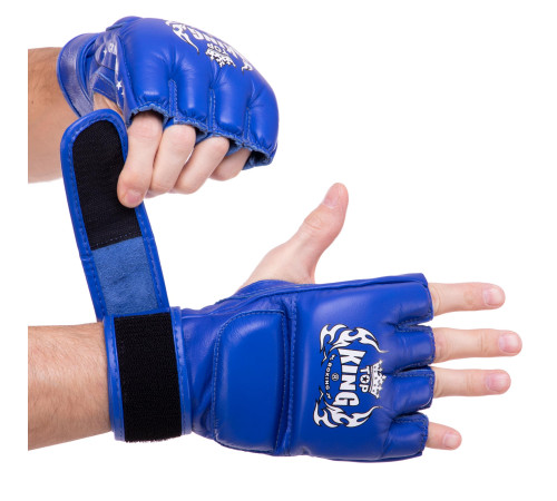 Рукавиці для змішаних єдиноборств MMA TOP KING Super S-XL кольори в асортименті