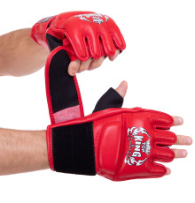Рукавиці для змішаних єдиноборств MMA TOP KING Ultimate S-XL кольори в асортименті