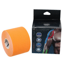 Кінезіо тейп для обличчя та тіла Kinesio tape AOPI розмір 5смх5м кольори в асортименті