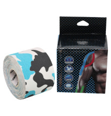 Кінезіо тейп для обличчя та тіла Kinesio tape AOPI розмір 5смх5м кольори в асортименті