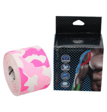 Кінезіо тейп для обличчя та тіла Kinesio tape AOPI розмір 5смх5м кольори в асортименті