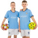 Форма футбольная детская с символикой футбольного клуба MANCHESTER CITY HAALAND 9 домашняя 2025 SP-Sport 20-30 голубой-белый