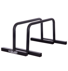 Бруси мобільні паралети упори для віджимань Zelart PUSH-UP BAR 2шт 60х35х32см чорний