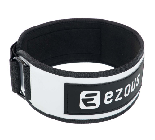 Пояс атлетичний текстильний EZOUS LEATHER SPROT BELT спинка-14см розмір S-L чорний