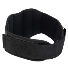 Пояс атлетичний текстильний EZOUS HARBINGER POWER BELT спинка-20см розмір S-L чорний