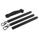 Палиця-тренажер PORTABLE RESISTANCE WEIGHT BAND BAR EZOUS чорний-фіолетовий