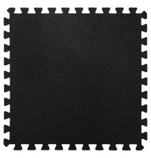 Модульне спортивне покриття для підлоги мат-пазл SP-Sport 1шт 100x100x1,5см чорний-білий