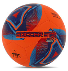 М'яч футбольний HIBRED SOCCER STAR RENDER №5 PU помаранчевий
