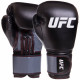Рукавиці боксерські на липучці PU UFC Boxing 12 унцій чорний