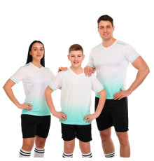 Форма футбольна комплект футболка та шорти LIDONG 4XS-2XL кольори в асортименті
