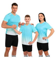 Форма футбольна комплект футболка та шорти LIDONG 4XS-2XL кольори в асортименті