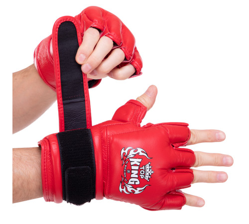 Рукавиці для змішаних єдиноборств MMA TOP KING Extreme S-XL кольори в асортименті