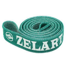 Гумка тканинна для вправ стрічка опору LOOP BANDS для вправ Zelart 2XL зелений