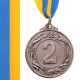 Медаль спортивна зі стрічкою SP-Sport GLORY ø4,5см золото, срібло, бронза