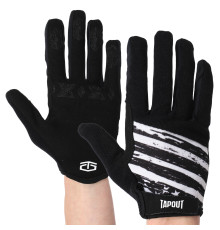 Рукавиці спортивні TAPOUT XS-XL чорний-білий