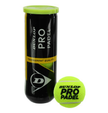 М'ячі для падел тенісу DUNLOP PRO PADEL 3шт салатовий