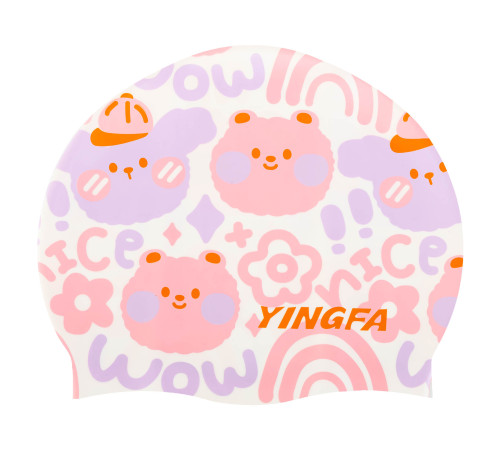 Шапочка для плавания детская YINGFA цвета в ассортименте