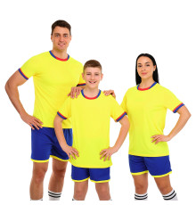 Форма футбольна комплект футболка та шорти LIDONG 4XS-2XL кольори в асортименті
