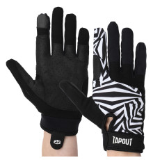 Рукавиці спортивні TAPOUT XS-M чорний-білий
