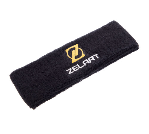 Повязка спортивная махровая на голову от пота ZELART цвета в ассортименте