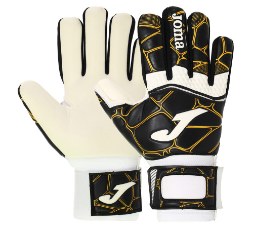 Рукавиці воротарські професійні Joma PRO розмір 7-12 чорний-золотий