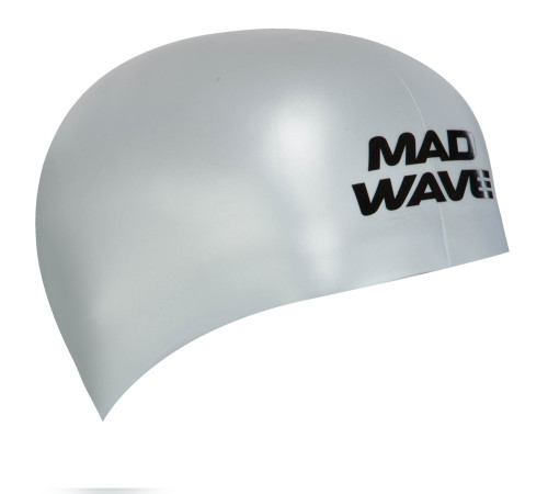 Шапочка для плавания силиконовая для взрослых MadWave D-CAP FINA Approved цвета в ассортименте