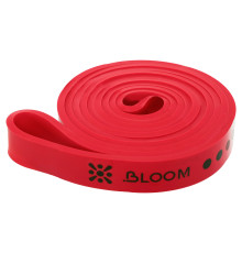 Резина петля для подтягиваний и тренировок лента силовая BLOOM SUPER BAND красный