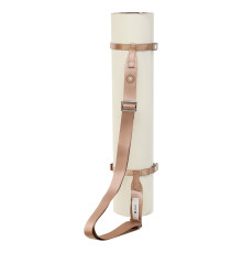 Ремень-стяжка для переноски коврика BLOOM YOGA MAT STRAP коричневый