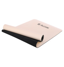 Килимок для фітнесу та йоги PU двошаровий BLOOM YOGA MAT 183x61x0,5см кольори в асортименті